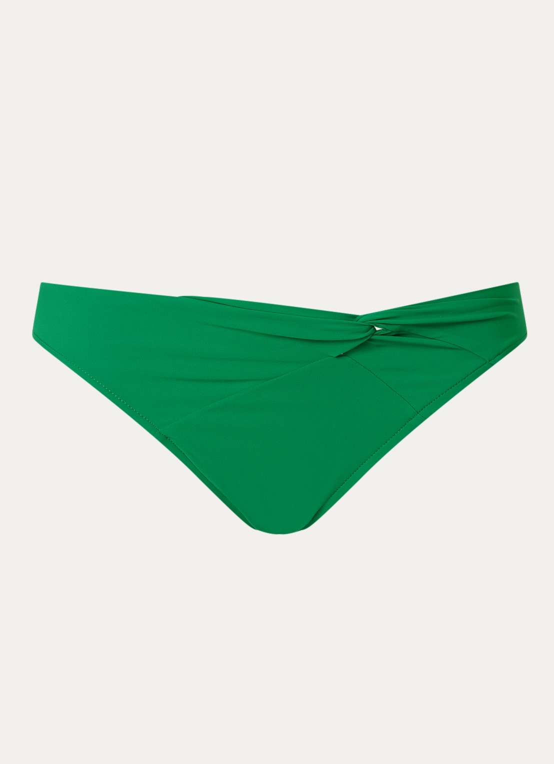 JETS Australia Jetset bikinislip met geknoopt detail - voorkant 4 groen