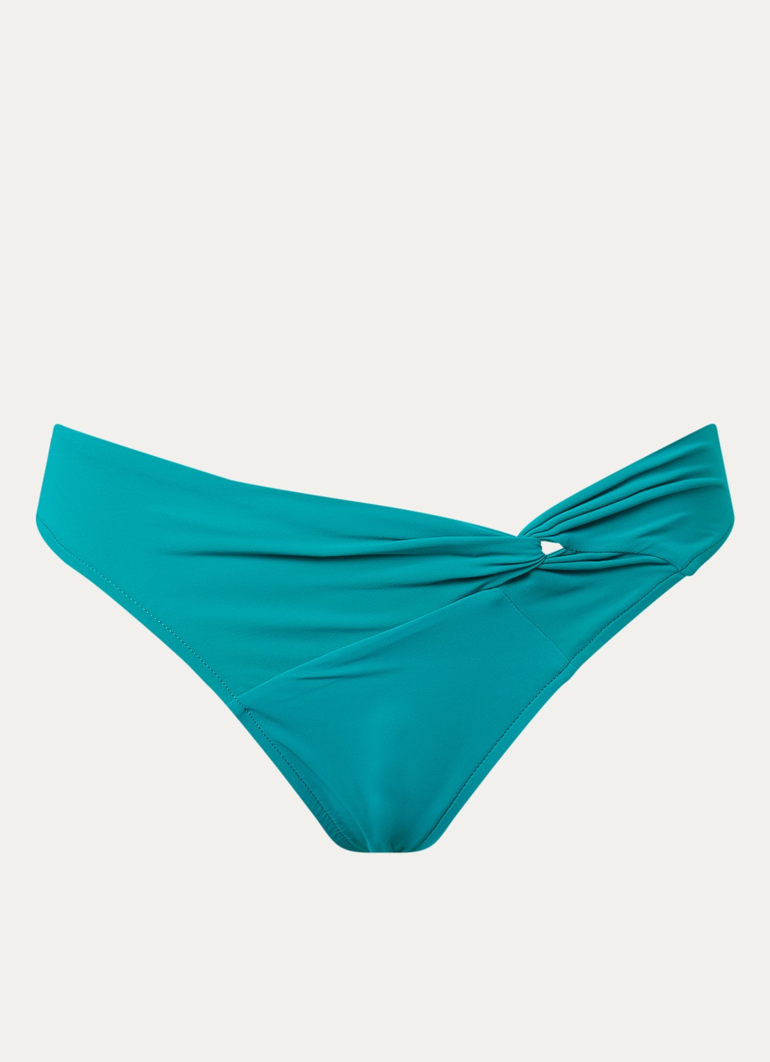 JETS Australia Jetset bikinislip met geknoopt detail - voorkant 2 zeegroen