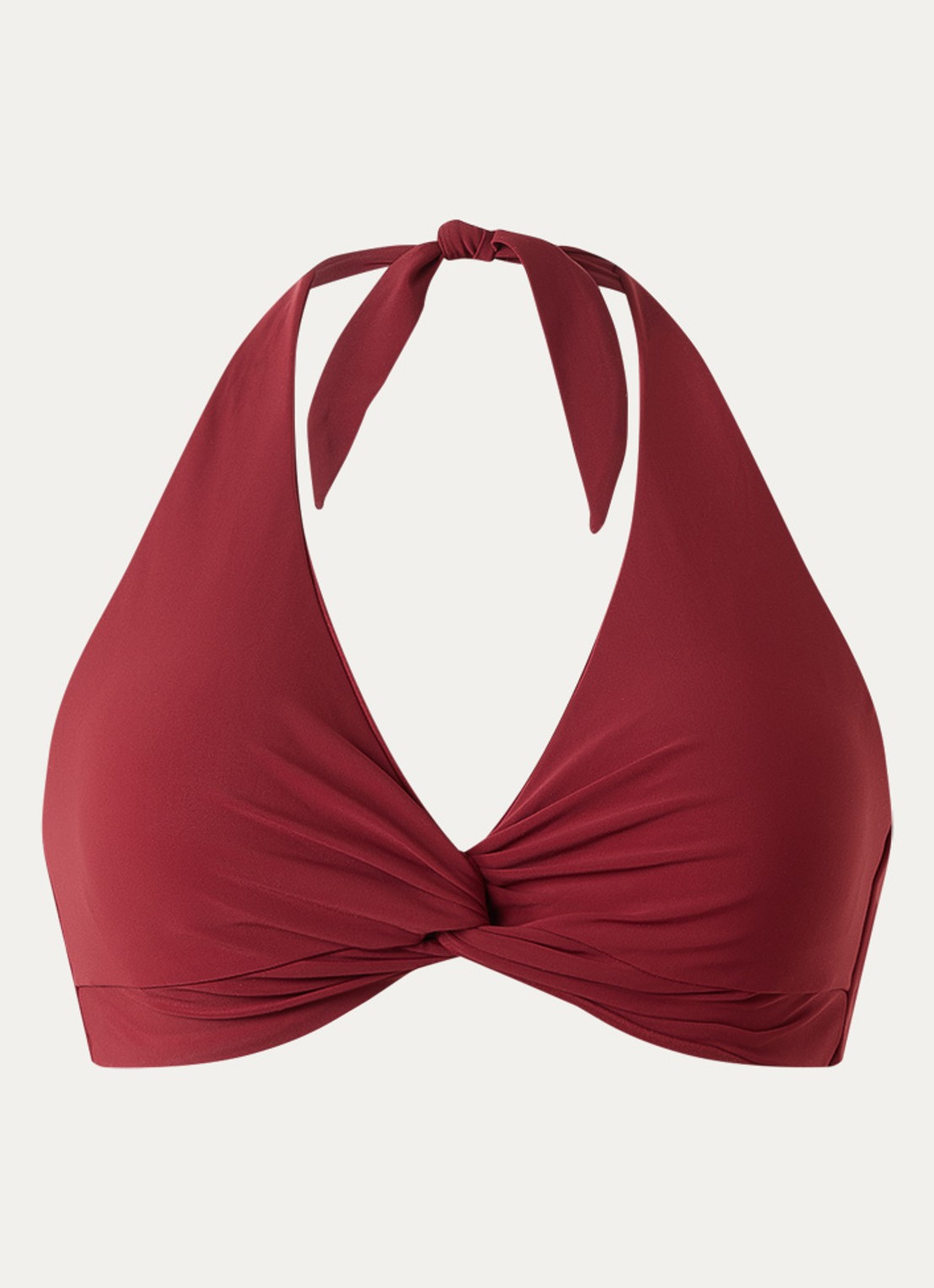 JETS Australia Jetset bikinitop met uitneembare vulling - voorkant 4 bordeauxrood