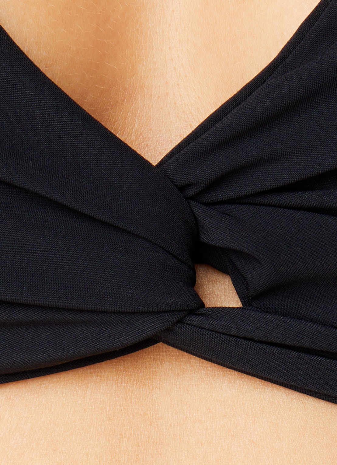 JETS Australia Jetset halter bikinitop met uitneembare vulling - detail 3 zwart