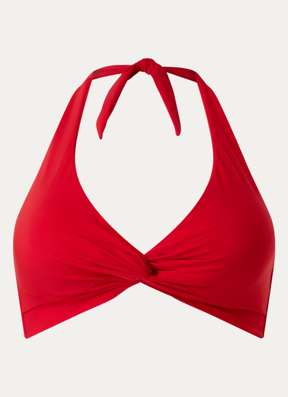 JETS Australia Jetset halter bikinitop met uitneembare vulling - voorkant 4 rood