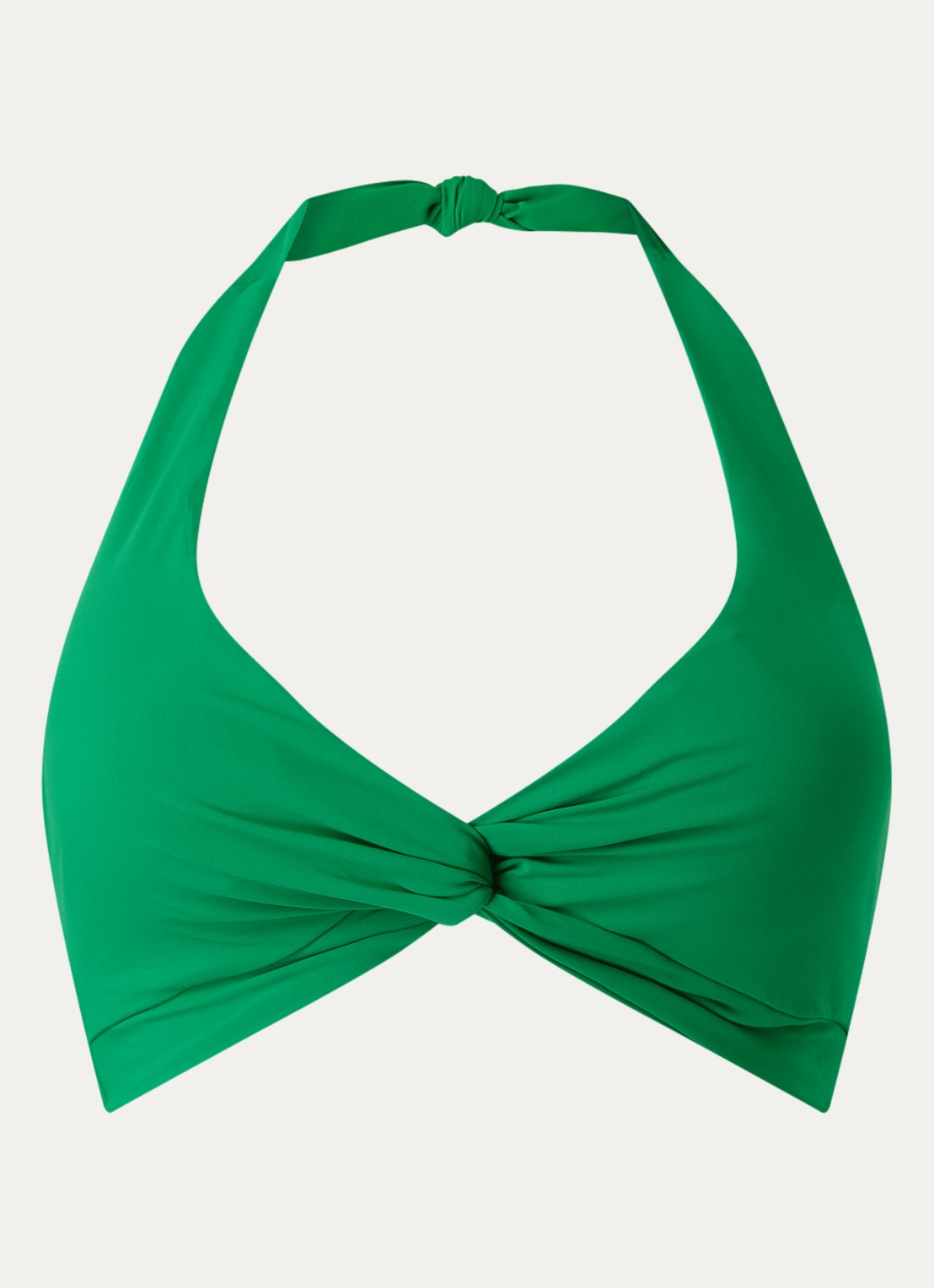 JETS Australia Jetset halter bikinitop met uitneembare vulling - voorkant 3 groen