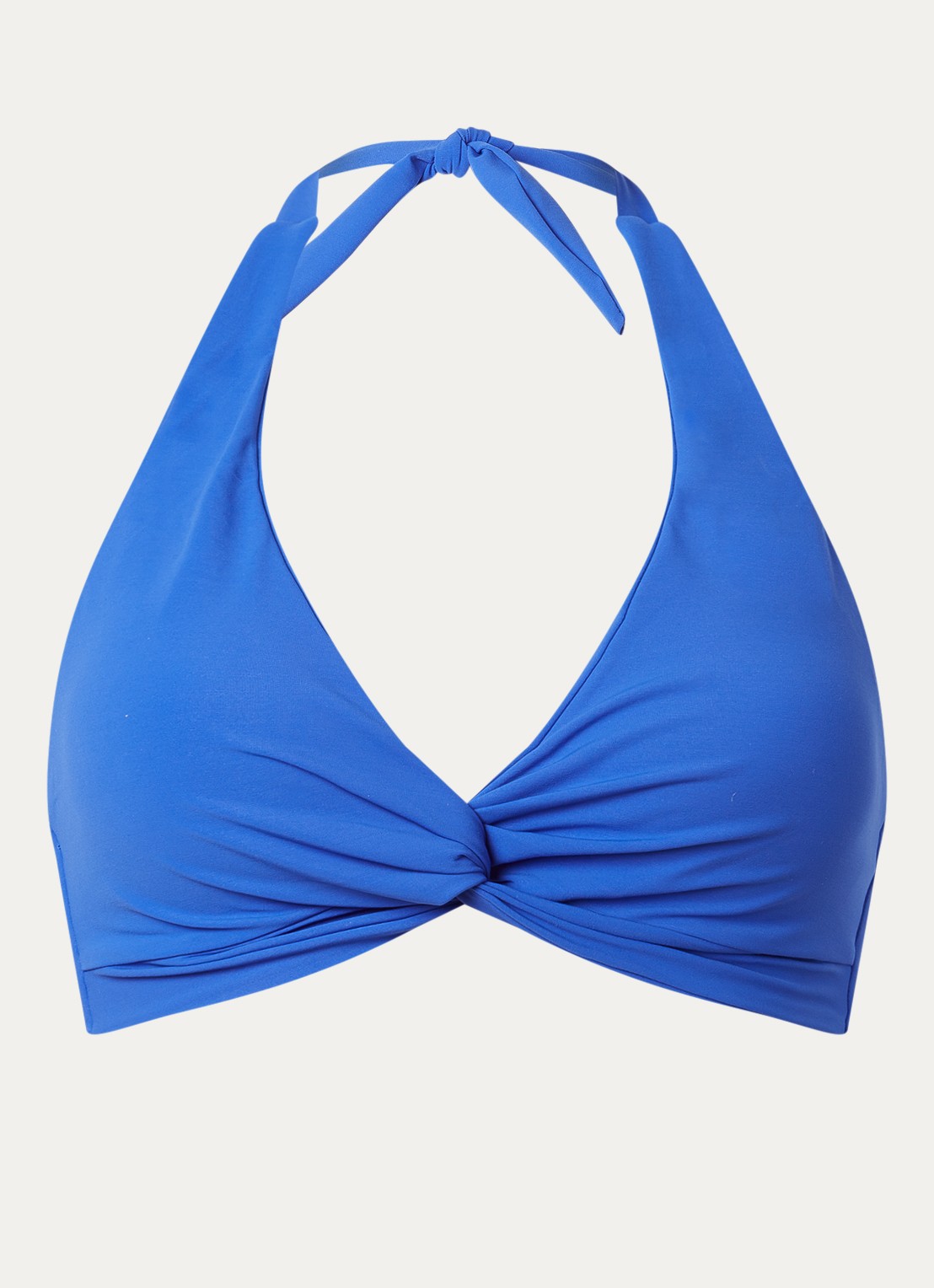 JETS Australia Jetset halter bikinitop met uitneembare vulling - voorkant 4 kobaltblauw