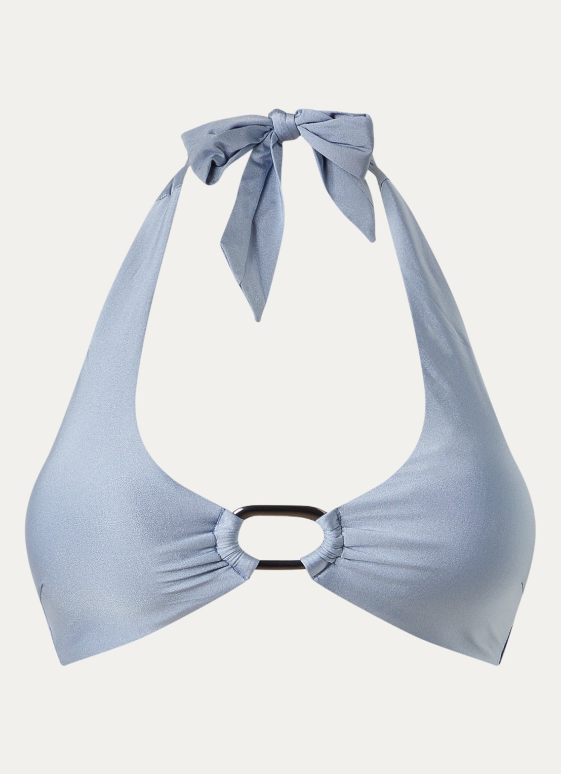 JETS Australia Triangel bikinitop met uitneembare vulling - voorkant 4 staalblauw