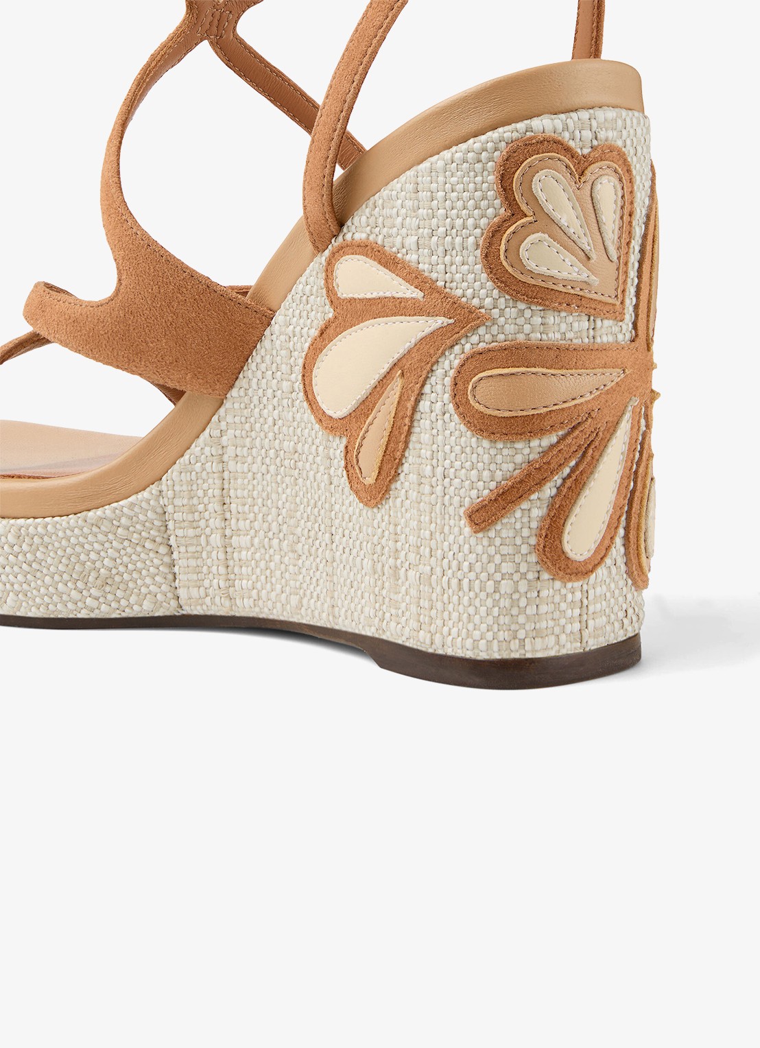 Jimmy Choo Ayla 110 sleehak van suède - detail 6 lichtbruin