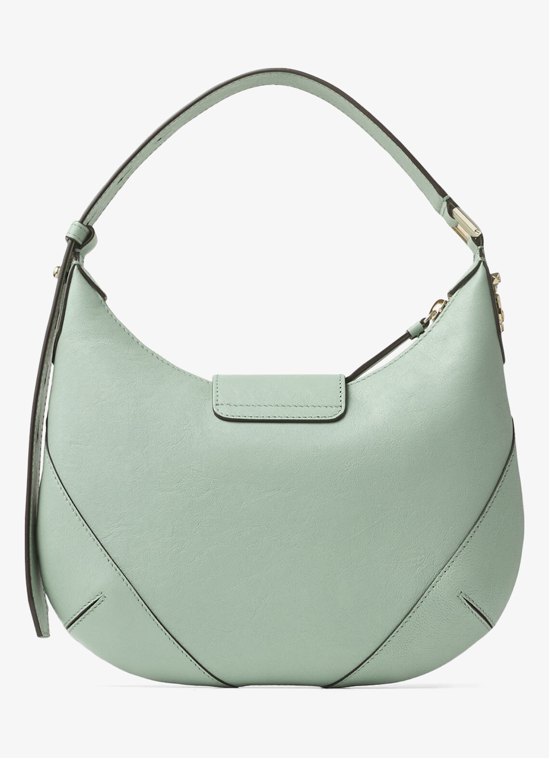 Jimmy Choo Bar Hobo/S schoudertas van lamsleer - achterkant 7 groen