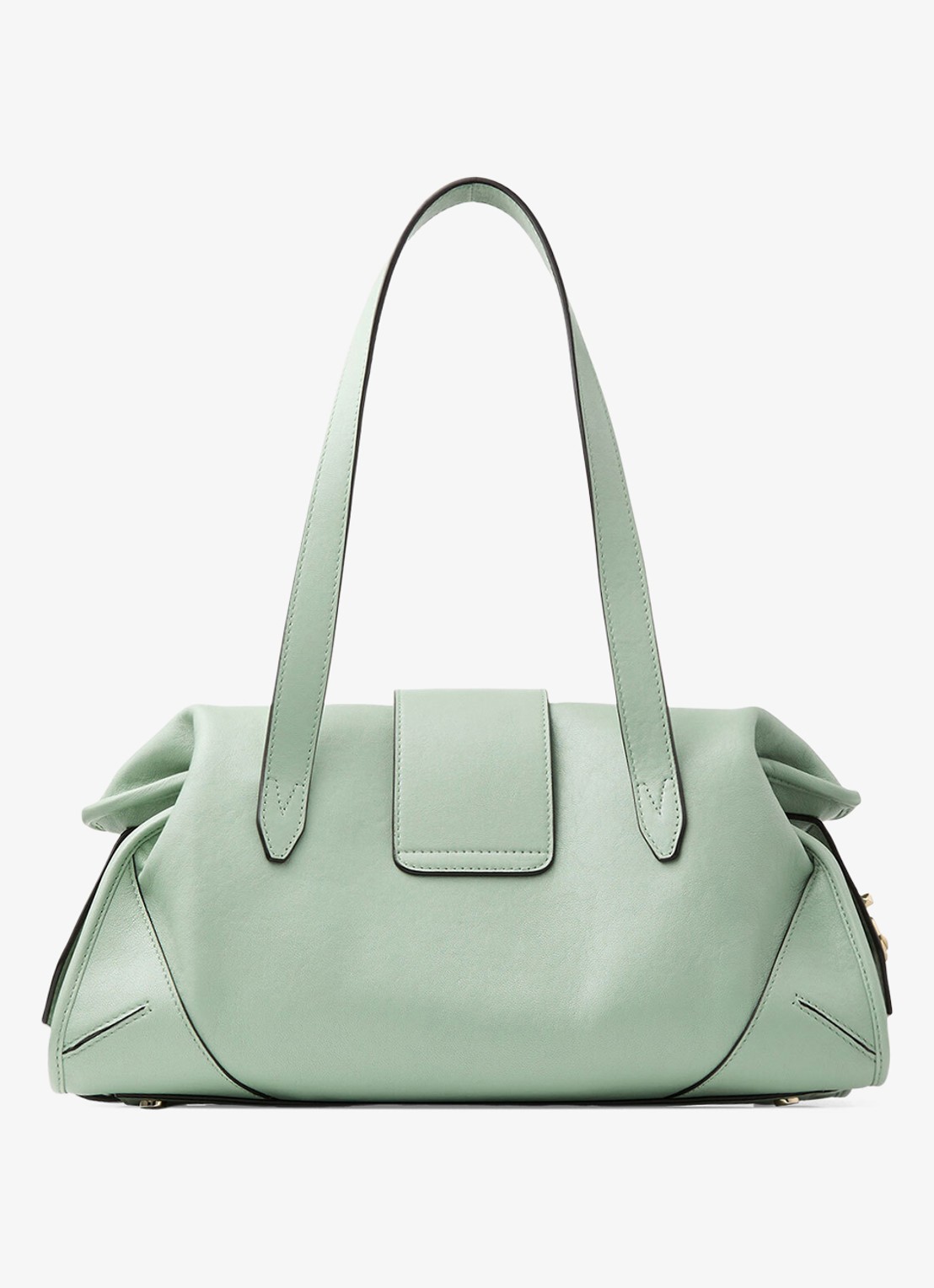 Jimmy Choo Bar Holdall Medium schoudertas van lamsleer - achterkant groen