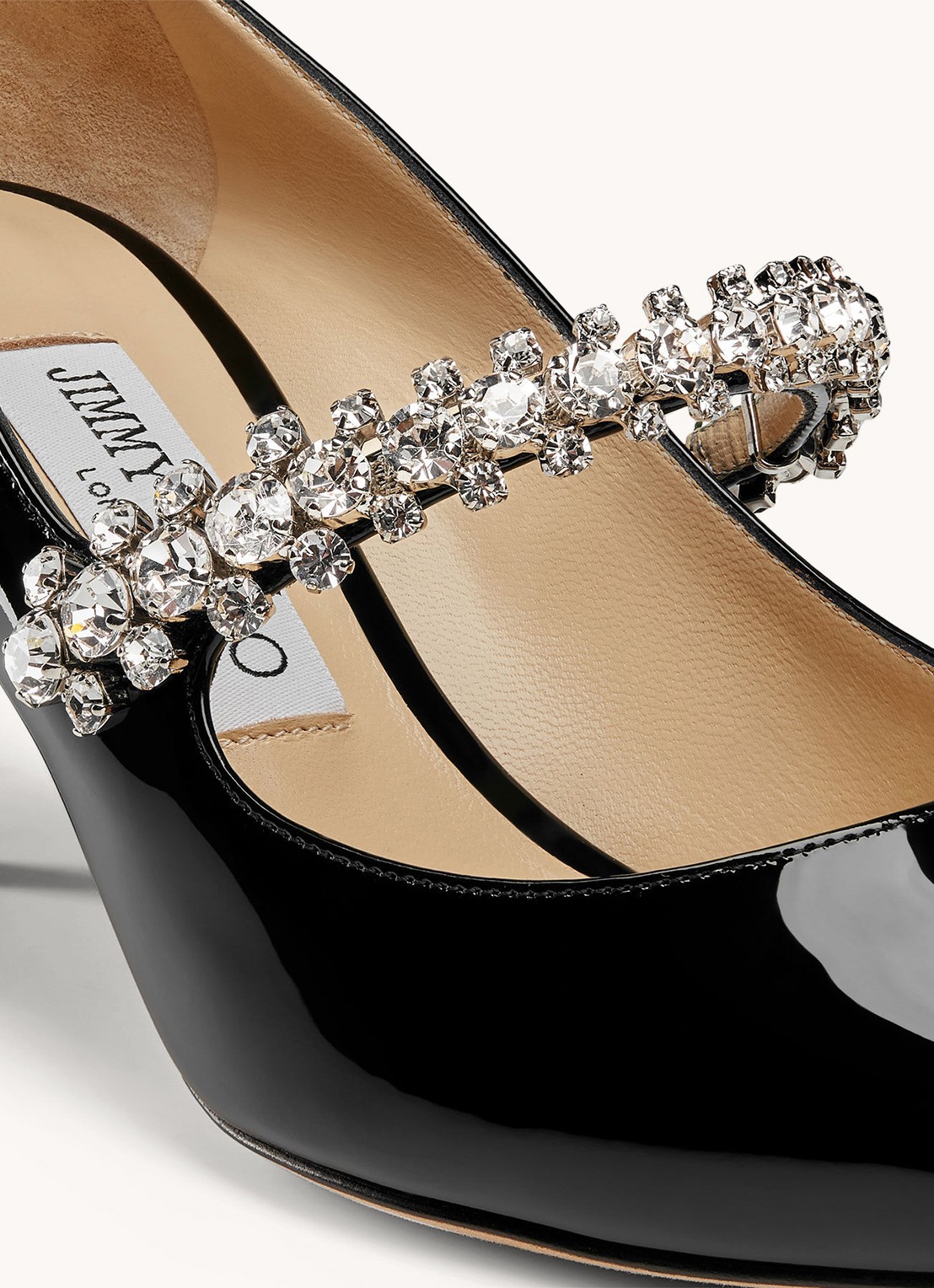 Jimmy Choo Bing 65 pump van kalfsleer - detail 4 zwart