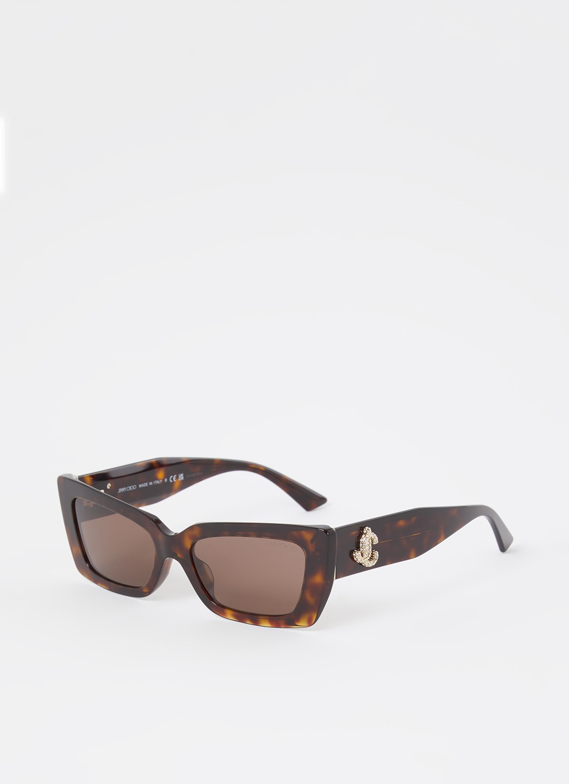 Jimmy Choo Butterfly zonnebril JC5037BU - voorkant donkerbruin