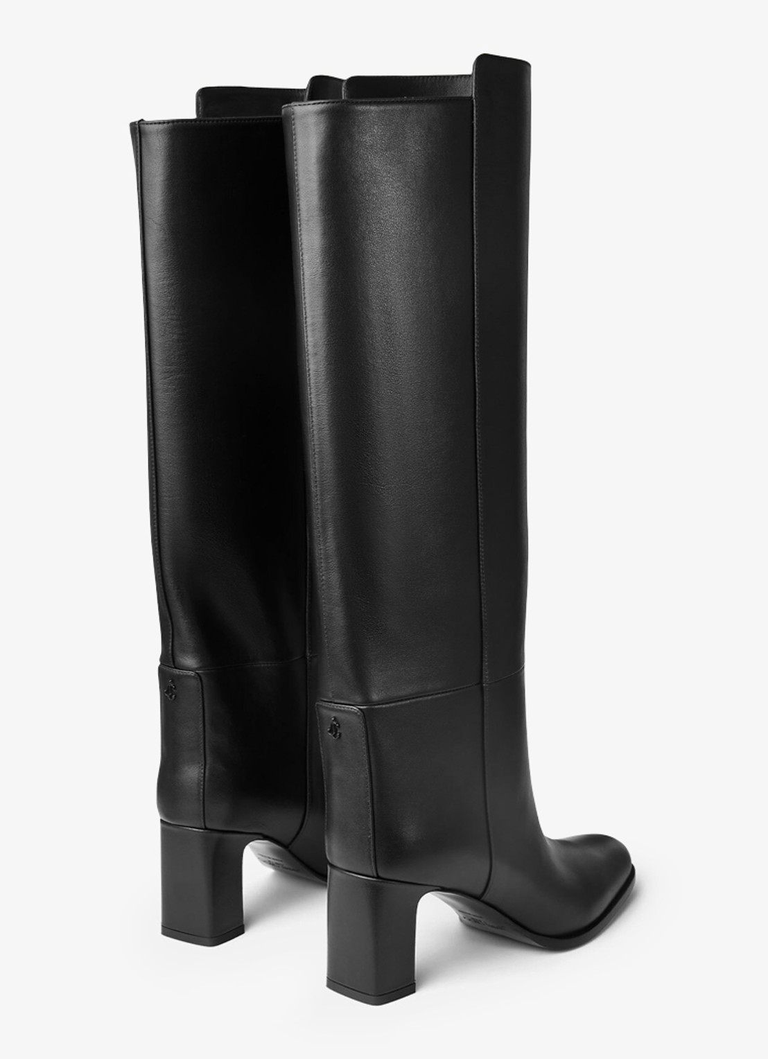 Jimmy Choo Caly 65 laars van kalfsleer - achterkant 2 zwart