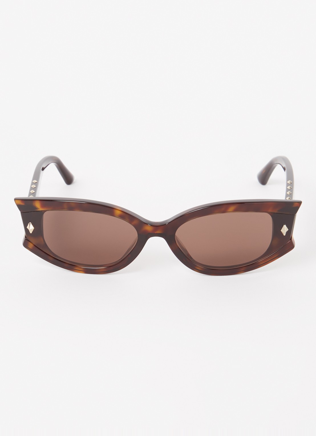 Jimmy Choo Cat Eye zonnebril JC5015U - detail donkerbruin