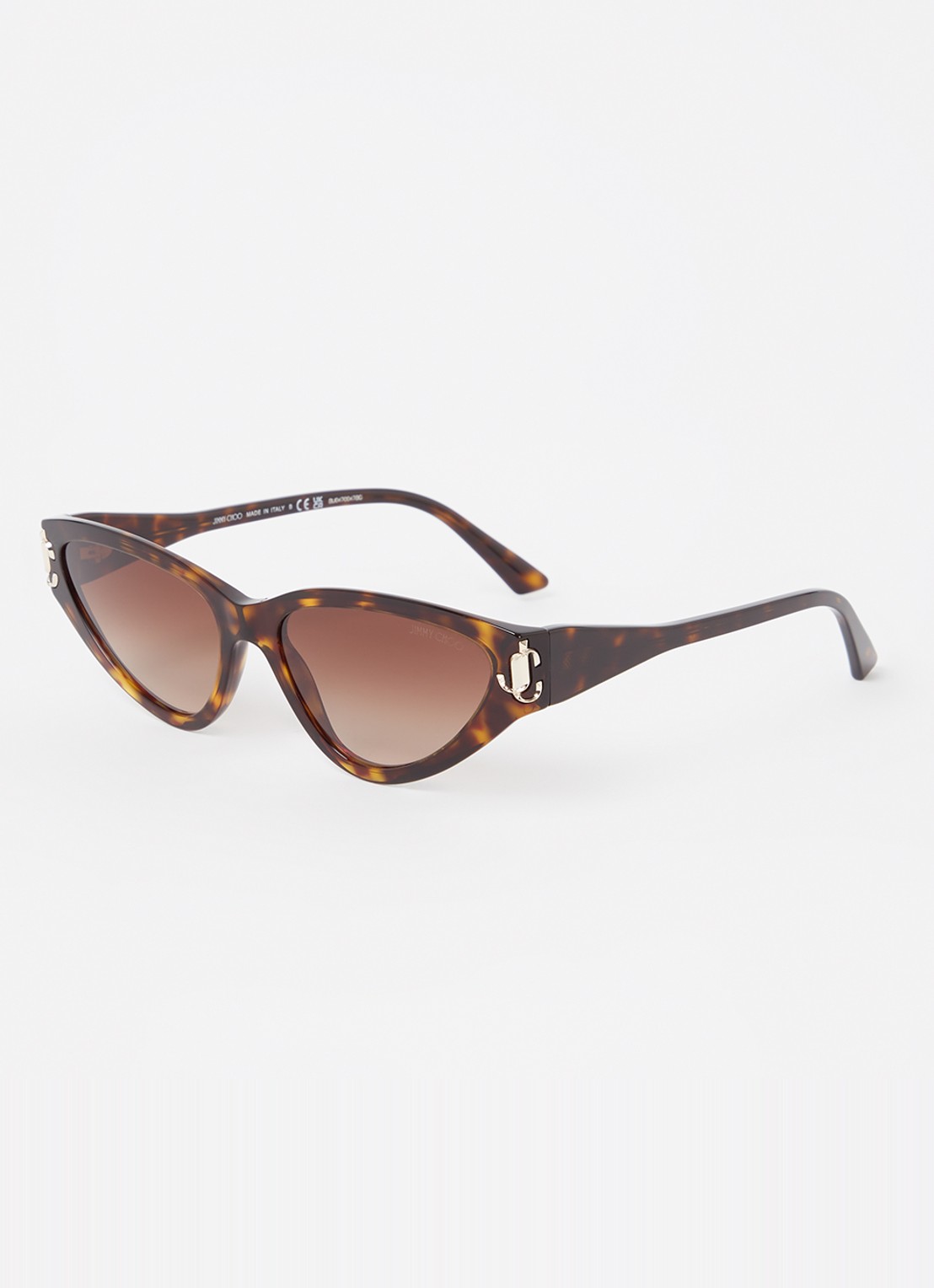 Jimmy Choo Cat Eye zonnebril JC5019 - voorkant 4 bruin