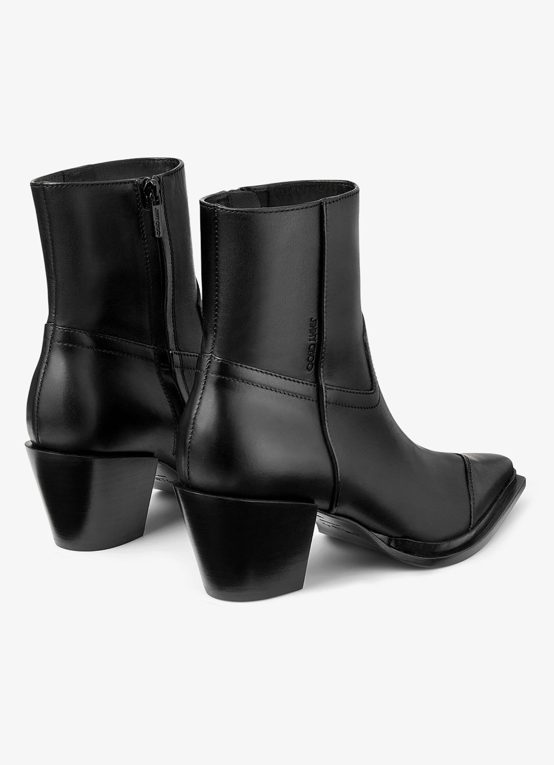 Jimmy Choo Cece enkellaars van kalfsleer 60 - detail 2 zwart