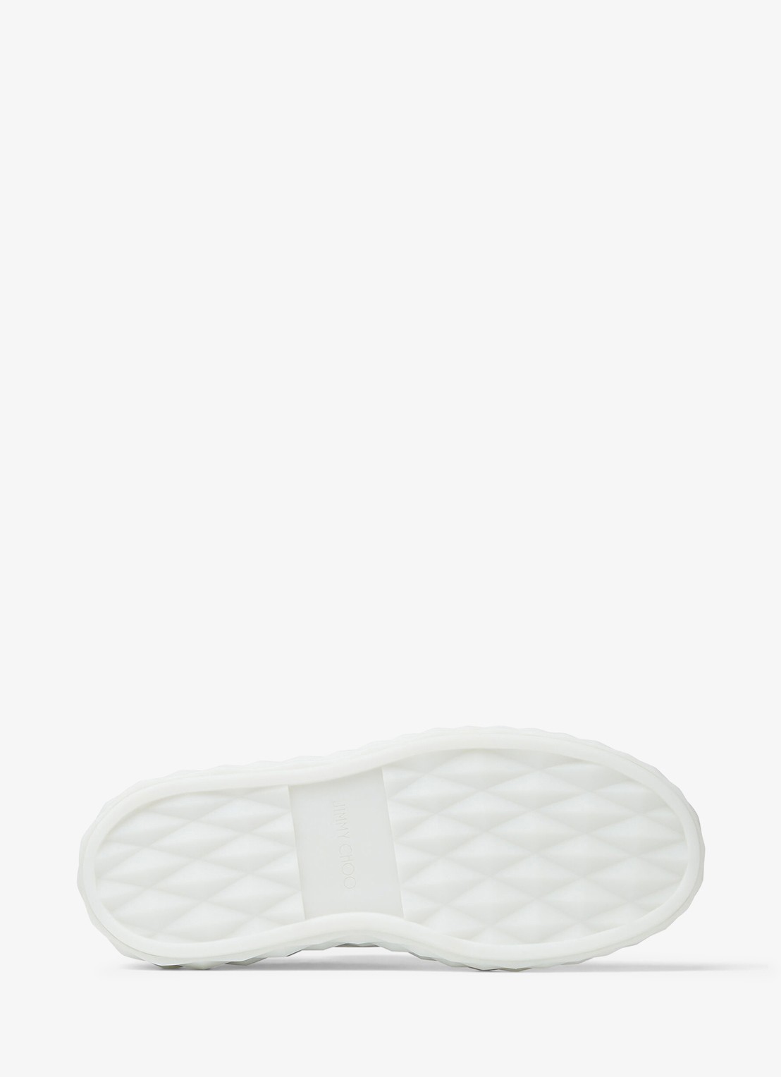 Jimmy Choo Diamond Light Maxi/F sneaker van leer - detail 5 wit