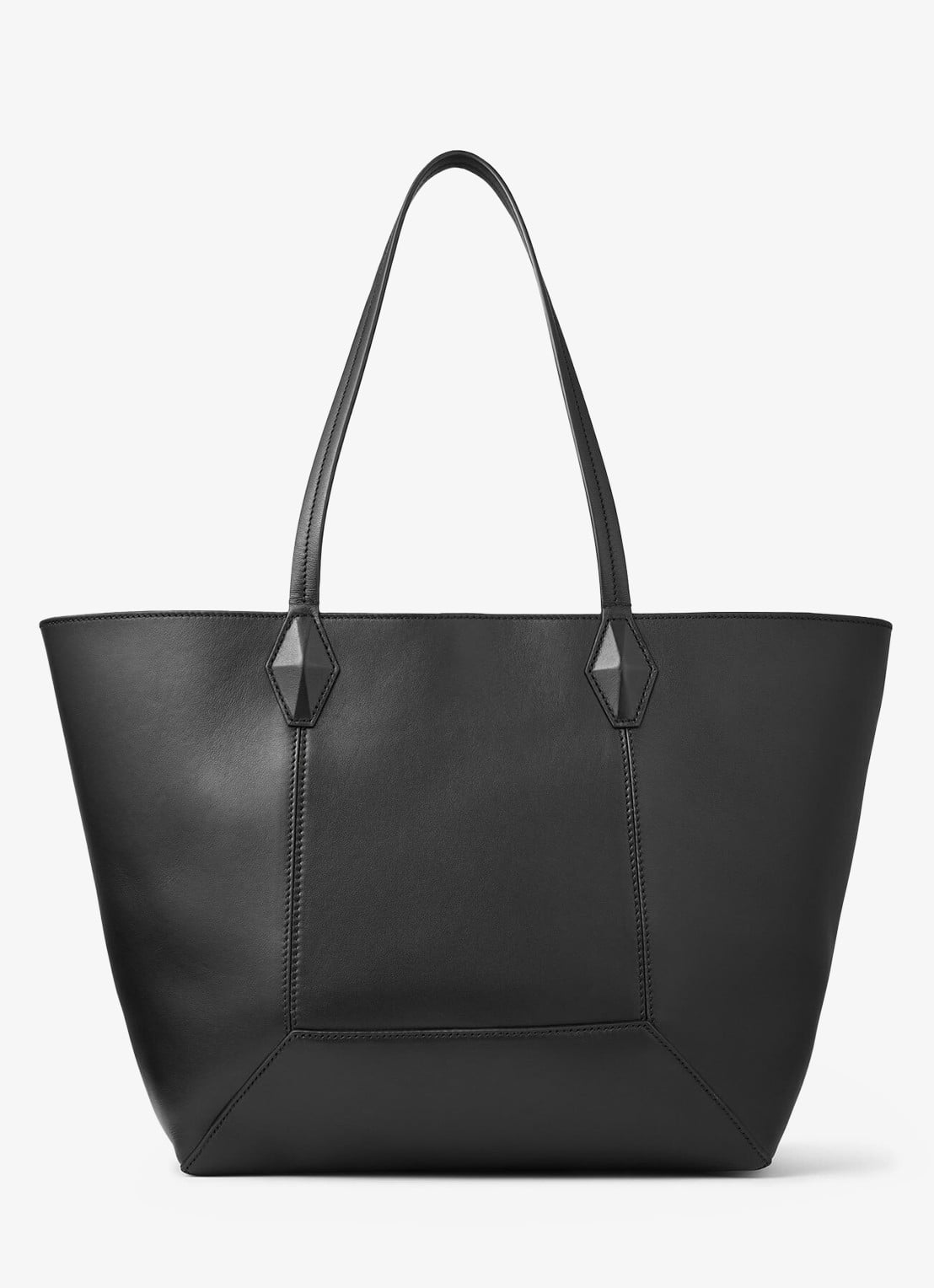 Jimmy Choo Diamond Tote/M shopper van kalfsleer - detail 6 zwart