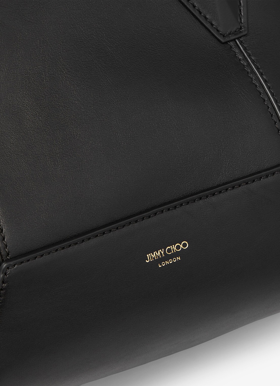 Jimmy Choo Diamond Tote/S handtas van kalfsleer  - detail 2 zwart