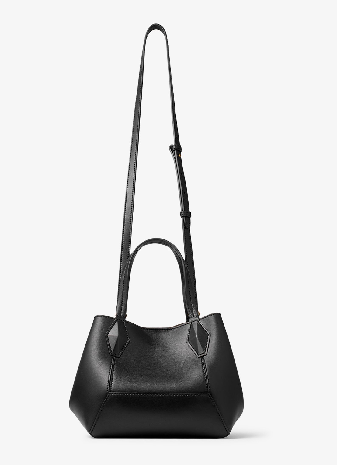 Jimmy Choo Diamond Tote/S handtas van kalfsleer  - detail 4 zwart