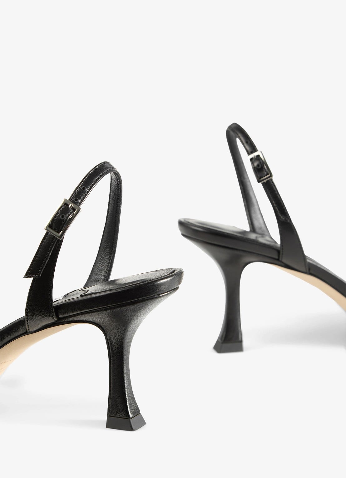 Jimmy Choo Elsy 70 sandalette van lamsleer - detail 5 zwart