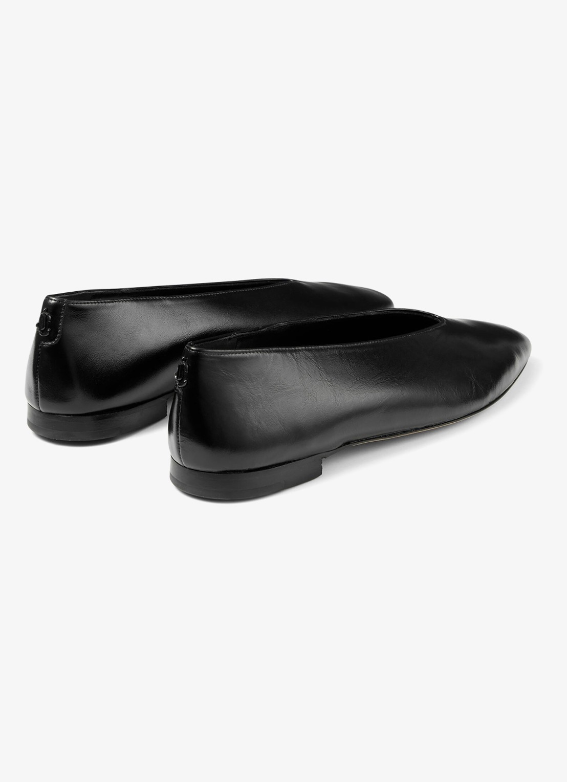 Jimmy Choo Margot ballerina van kalfssuède - achterkant 5 zwart