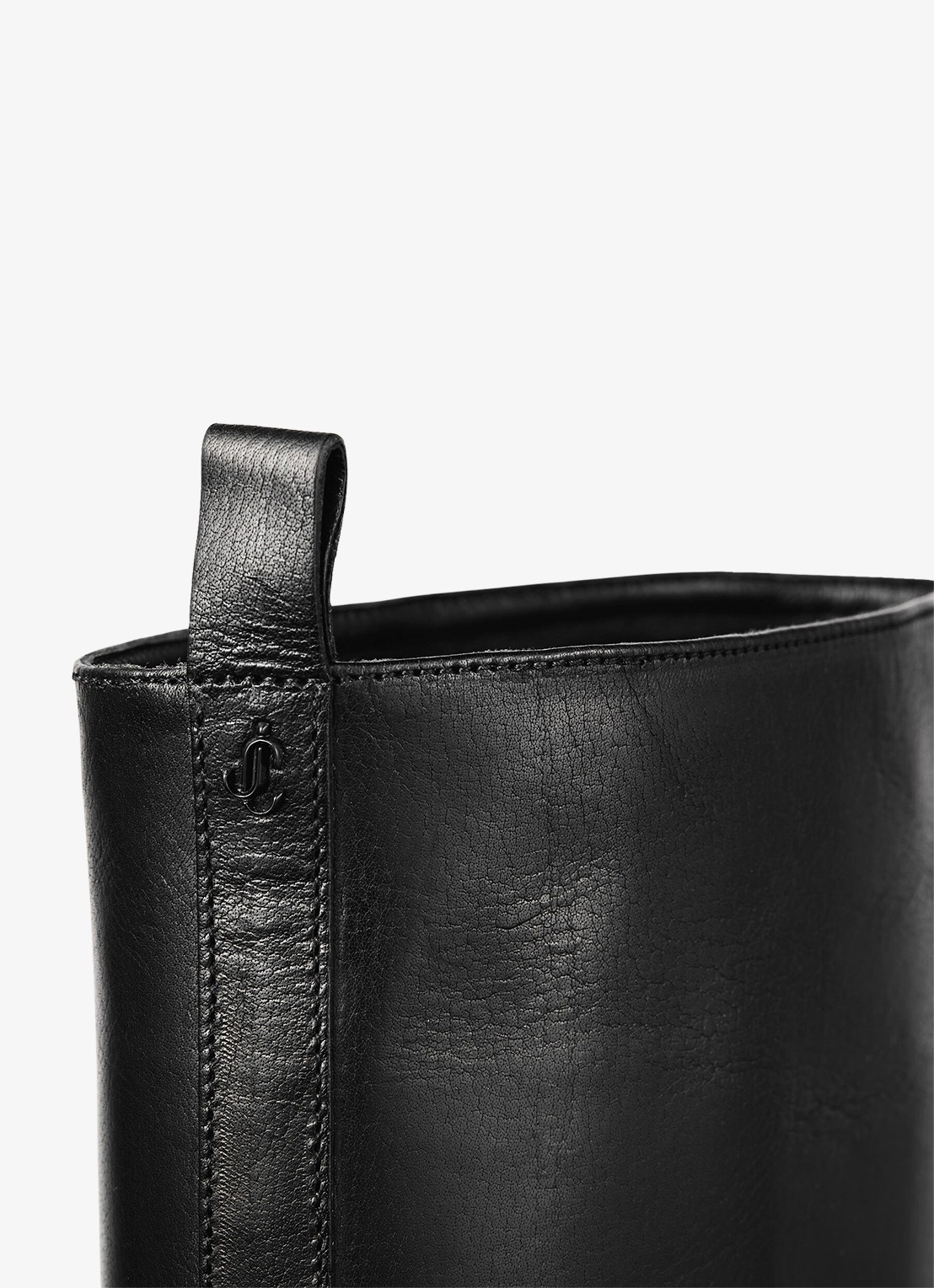 Jimmy Choo Mave 45 laars van leer - detail 3 zwart