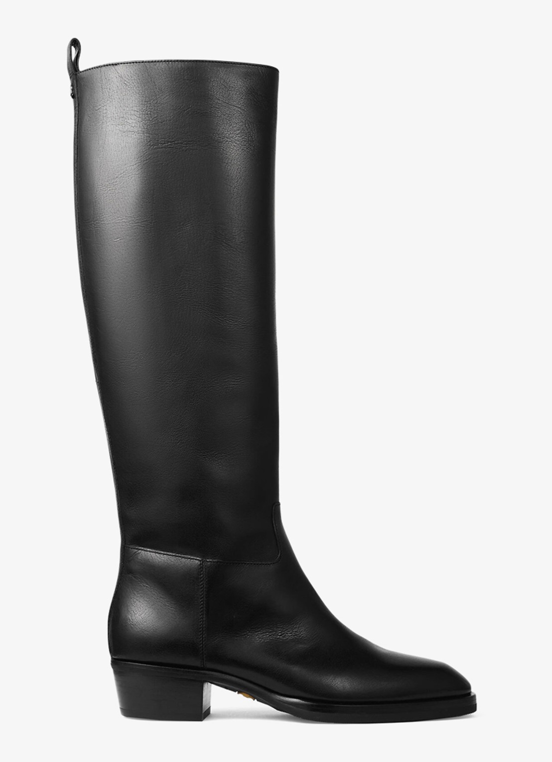 Jimmy Choo Mave 45 laars van leer - voorkant zwart