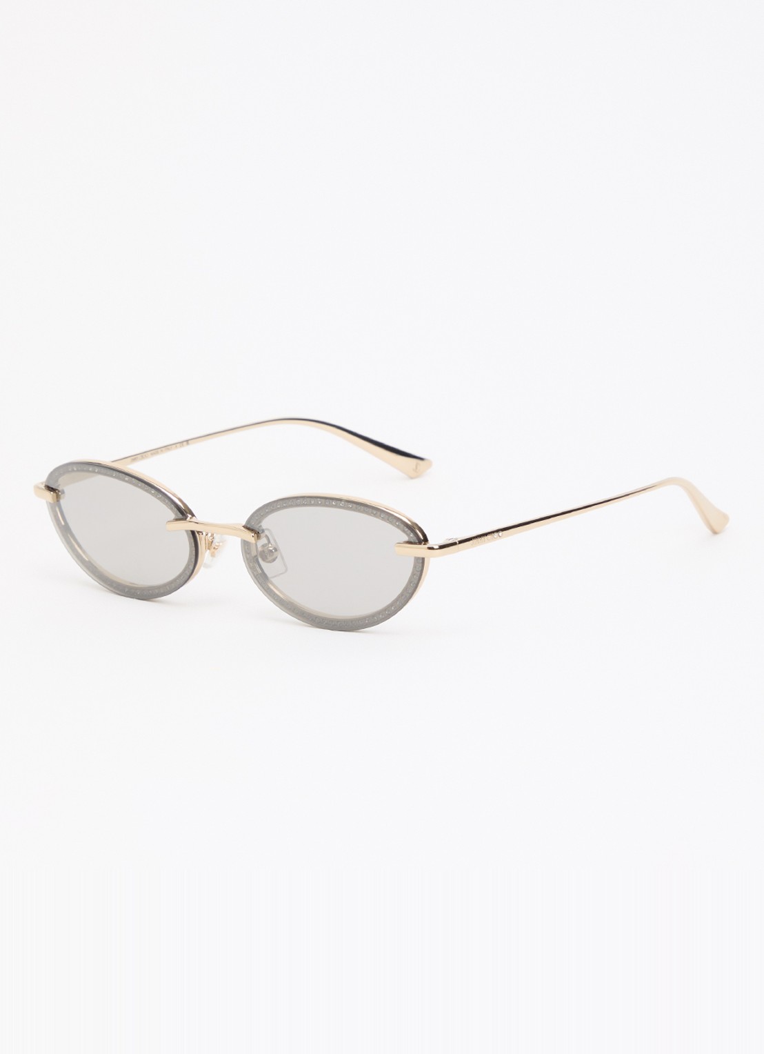 Jimmy Choo Retro zonnebril JC4020B - voorkant 4 zilver
