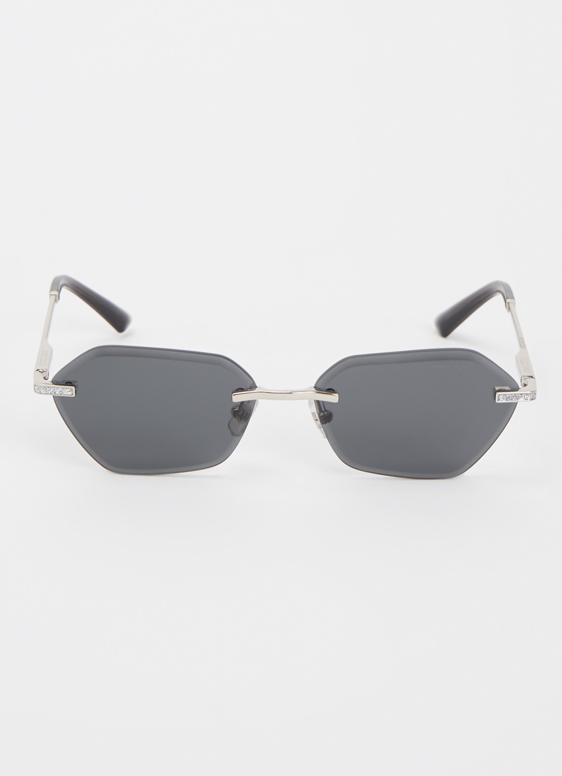 Jimmy Choo Retro zonnebril JC4022J - detail zilver