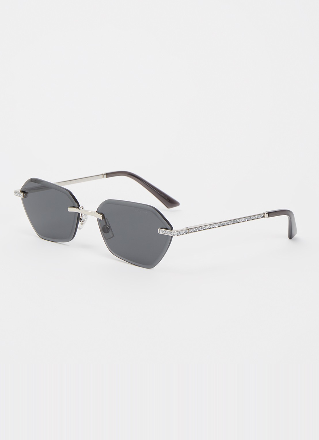 Jimmy Choo Retro zonnebril JC4022J - voorkant 4 zilver