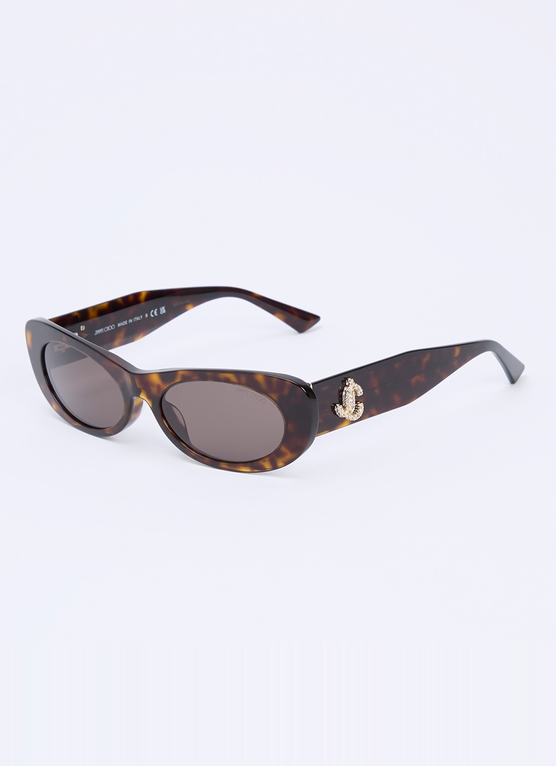 Jimmy Choo Retro zonnebril JC5038BU - voorkant donkerbruin