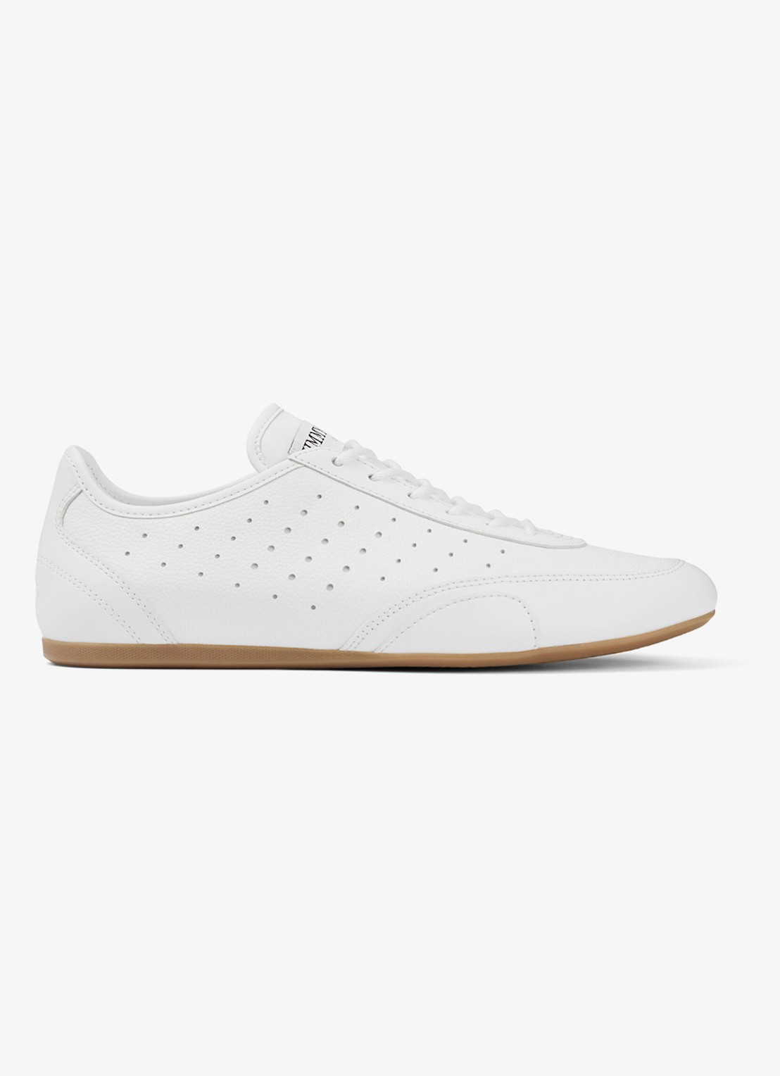 Jimmy Choo Sunny/F sneaker van leer - voorkant wit