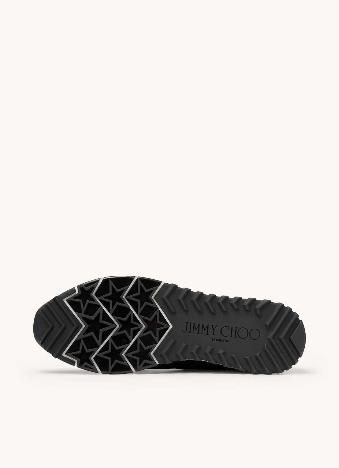 Jimmy Choo Veles sneaker van mesh - detail 4 zwart