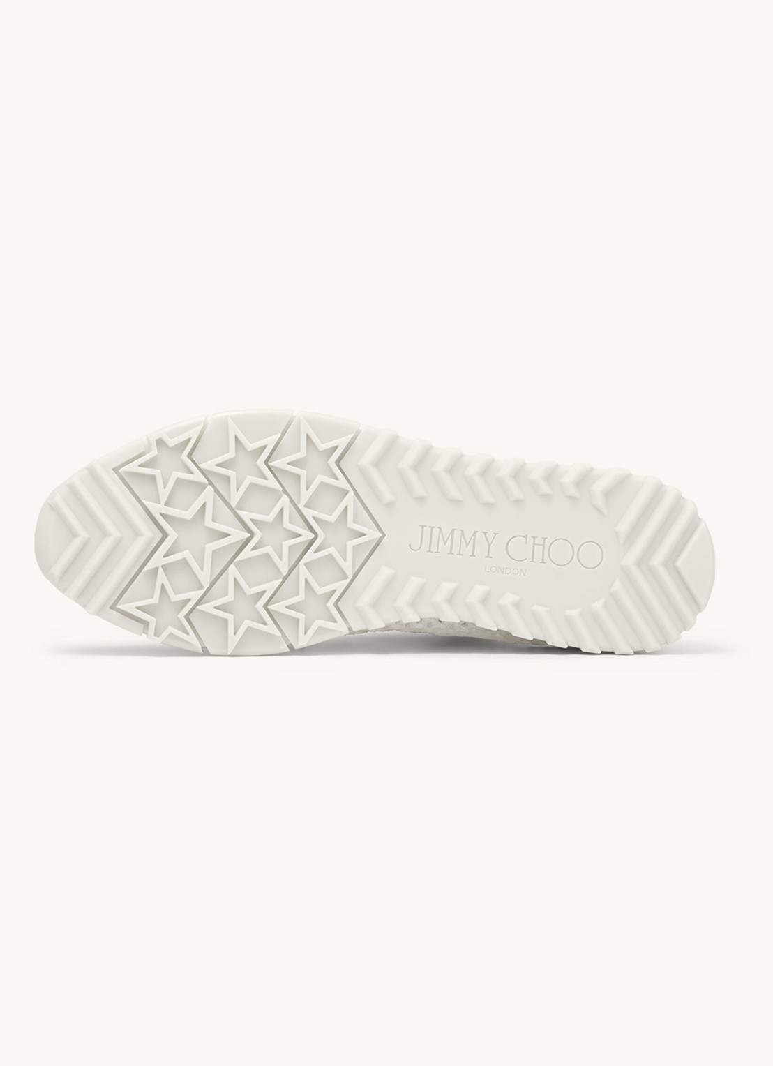 Jimmy Choo Veles sneaker van mesh - detail 6 gebroken wit