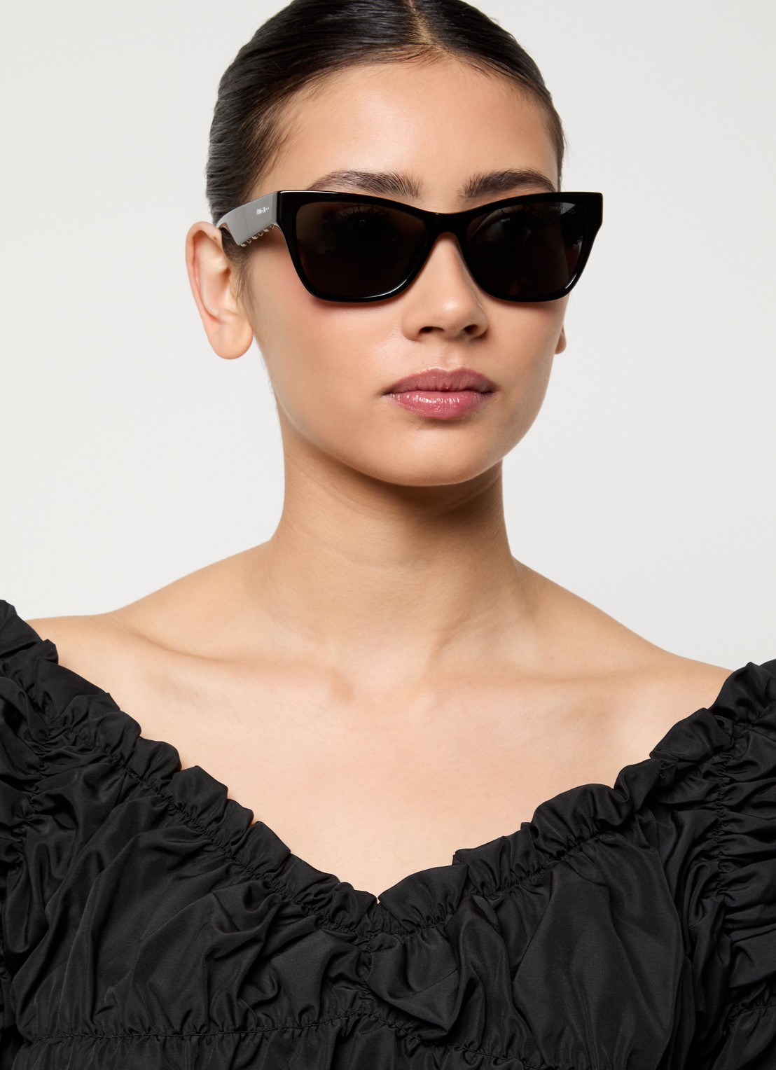 Jimmy Choo Wayfarer zonnebril JC5024HU - voorkant 5 zwart