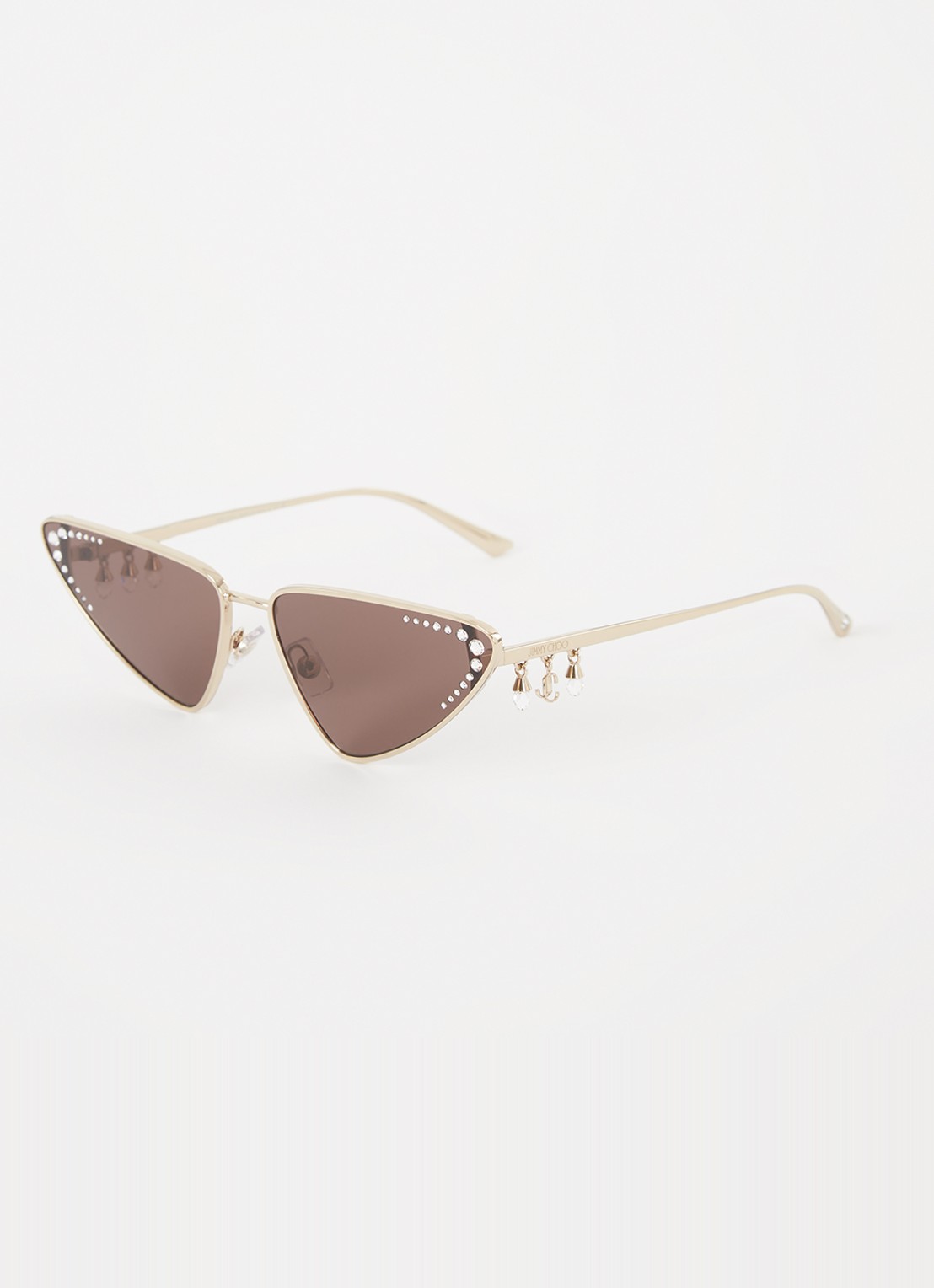 Jimmy Choo Zonnebril JC4001B - voorkant goud