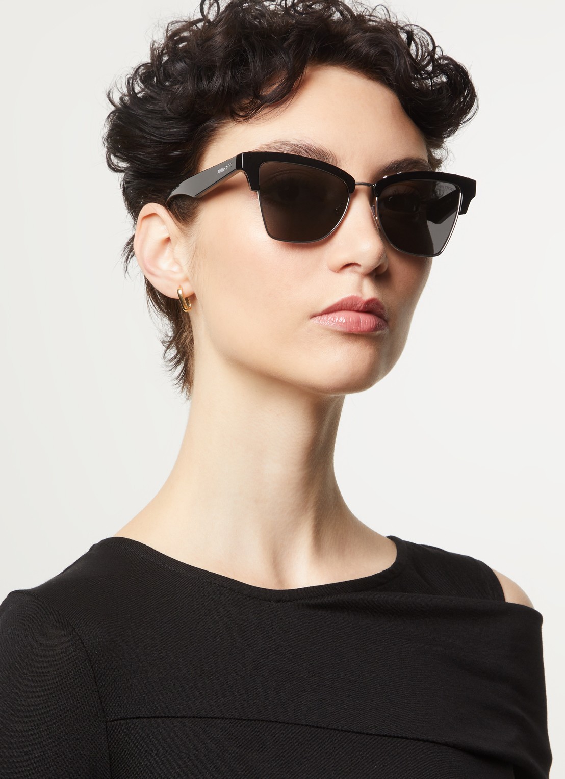 Jimmy Choo Zonnebril JC5014 - voorkant 2 zwart
