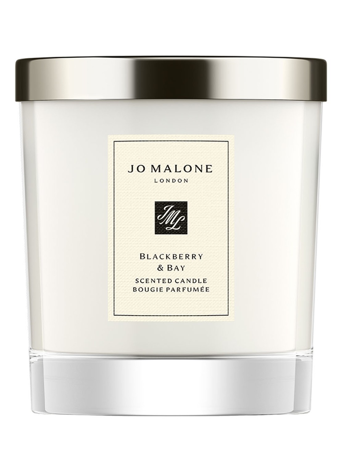 Jo Malone London Blackberry & Bay geurkaars - voorkant 4 gebroken wit