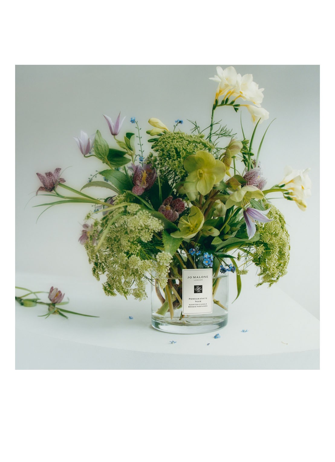 Jo Malone London Lime Basil & Mandarin geurkaars - detail 2 gebroken wit