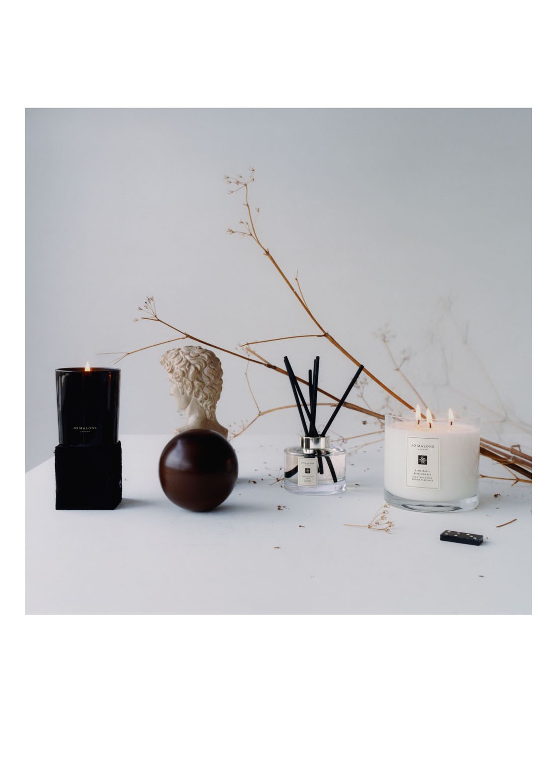 Jo Malone London Mini Lime Basil & Mandarin Candle - mini geurkaars - detail undefined