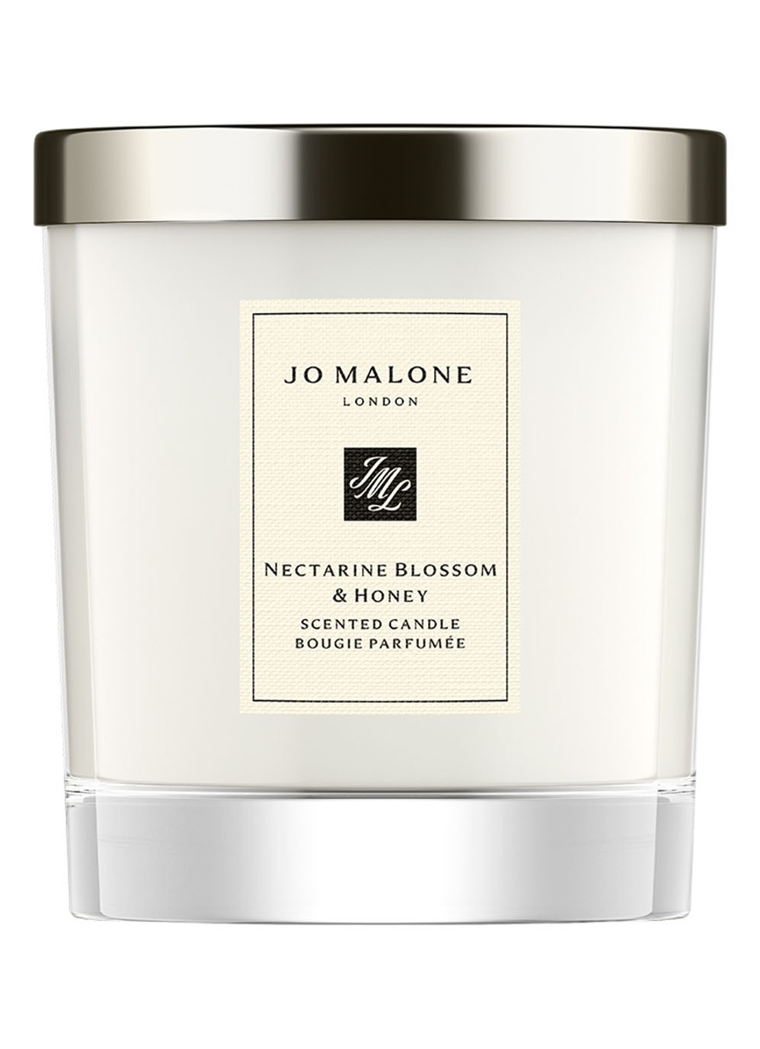 Jo Malone London Nectarine Blossom & Honey geurkaars - voorkant creme