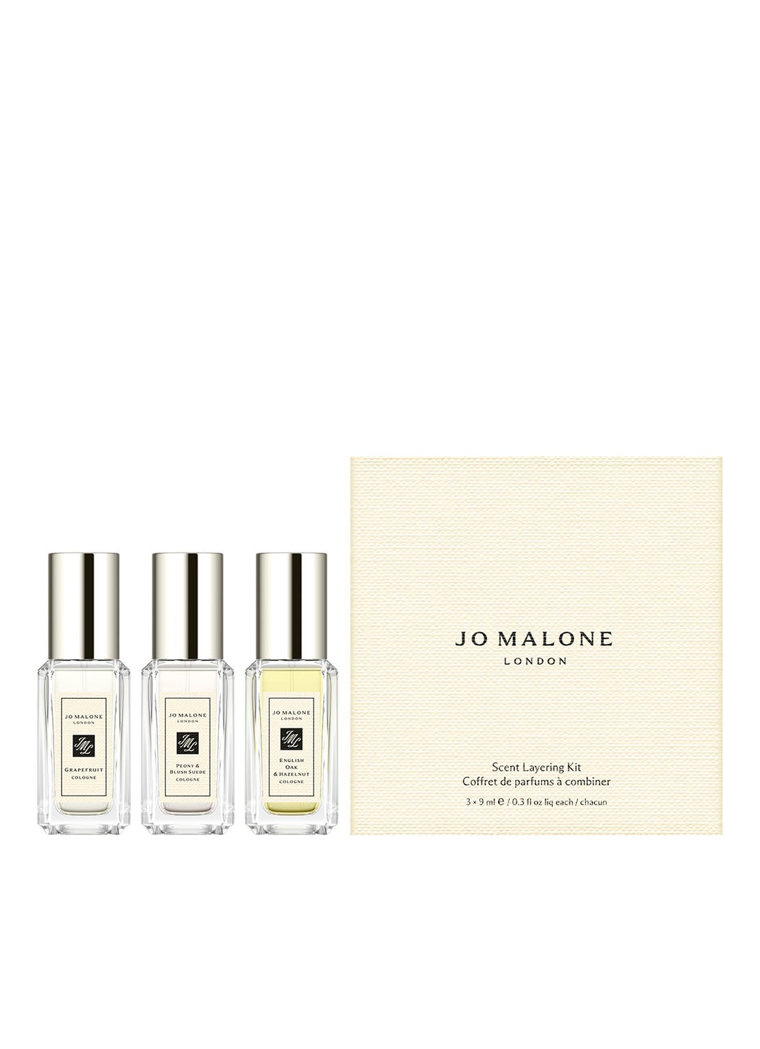 Jo Malone London Scent Layering Kit - geuren set - voorkant 2 beige