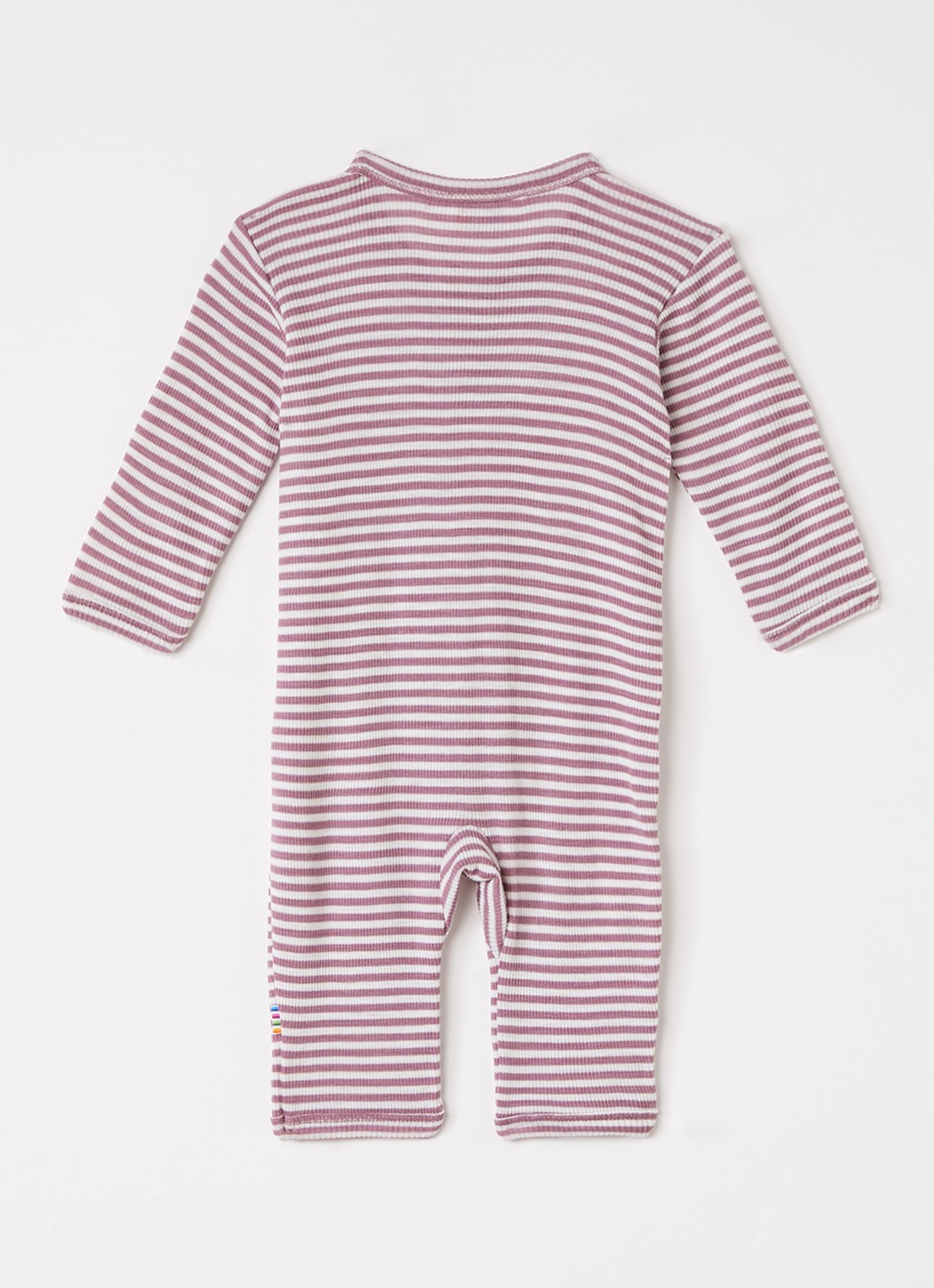 Joha Babypak in zijdeblend met streepprint - voorkant 2 roze