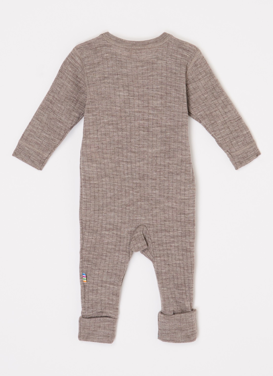 Joha Babypak van merino wol - achterkant lichtbruin