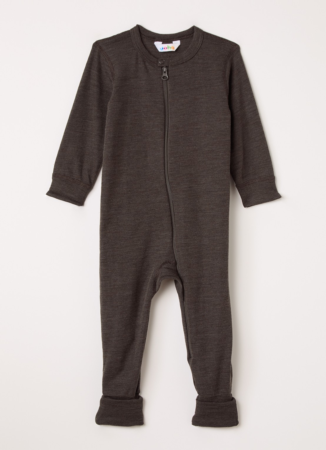 Joha Babypak van merino wol - voorkant 3 donkerbruin