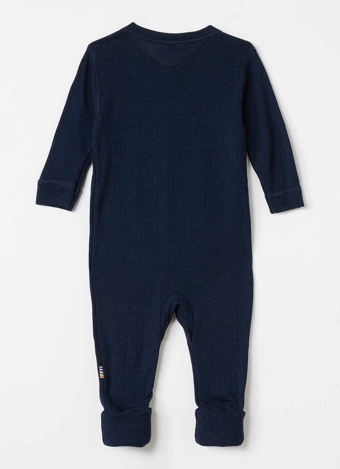 Joha Babypak van merino wol - detail donkerblauw