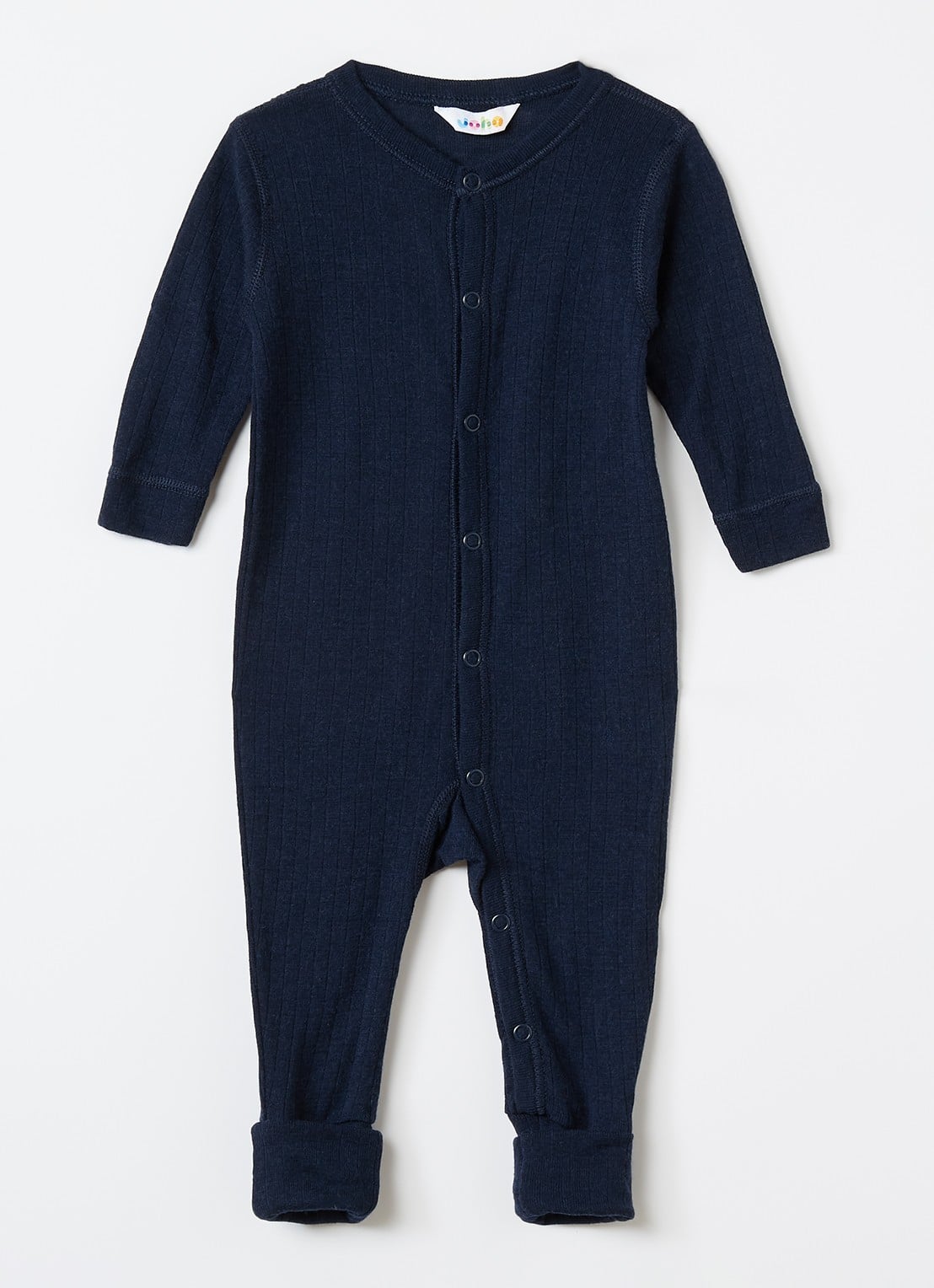 Joha Babypak van merino wol - voorkant 2 donkerblauw