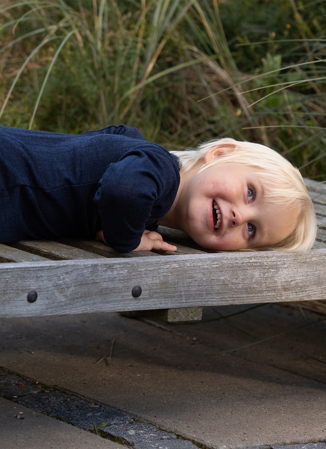 Joha Babypak van merino wol - voorkant 3 donkerblauw