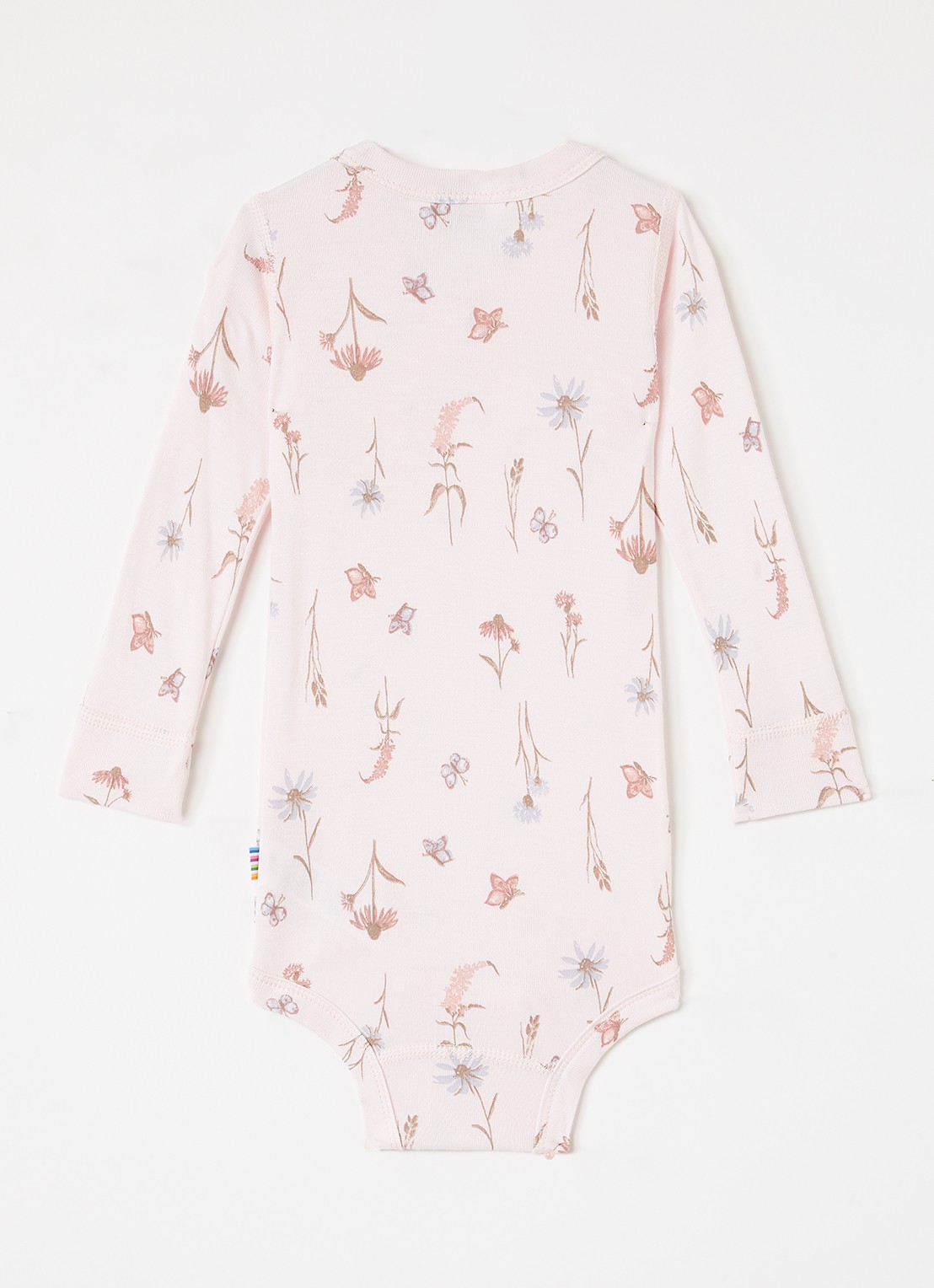 Joha Bamboo romper met print - voorkant 2 roze