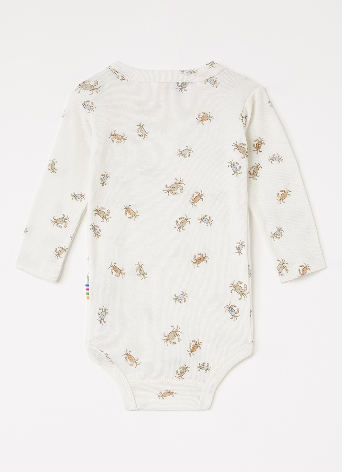 Joha Crab babypak in zijdeblend - voorkant 2 gebroken wit