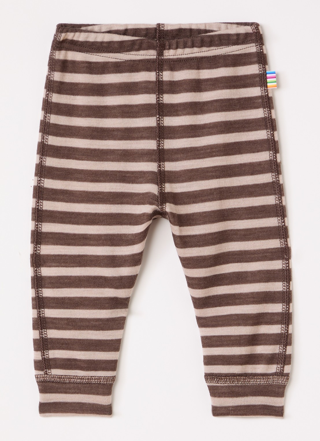 Joha Legging in wolblend met print - voorkant 2 bruin