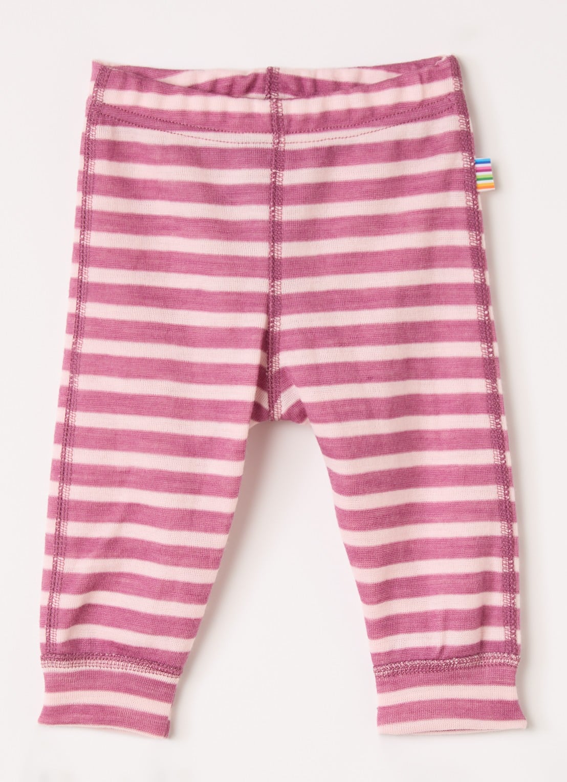 Joha Legging in wolblend met print - voorkant roze